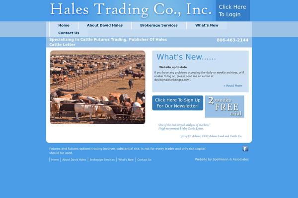 halestradingco.com site used Bootstrap_var1