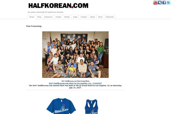 halfkorean.com site used Halfkorean
