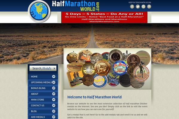 halfmarathonworld.com site used Themz
