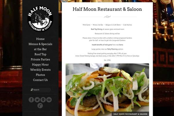 halfmoonrestaurant.com site used Eatery