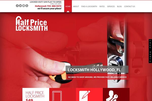 Locksmith theme site design template sample