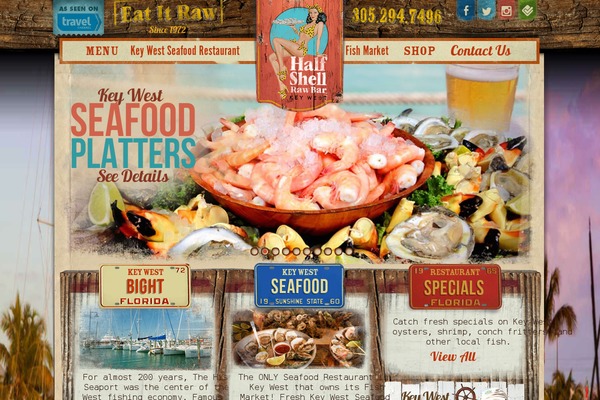 halfshellrawbar.com site used Halfshellrawbar