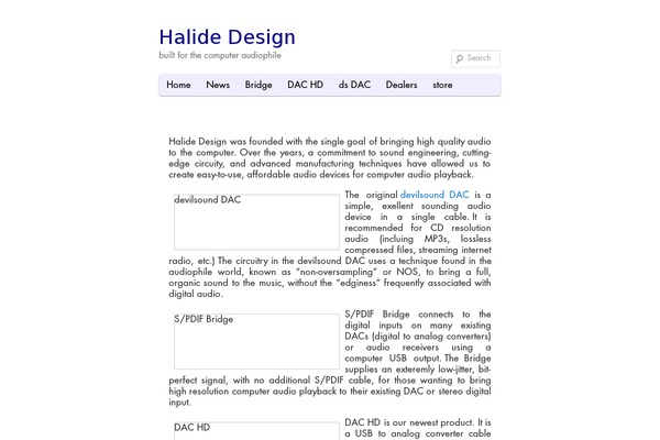 halidedesign.com site used Halidedesign