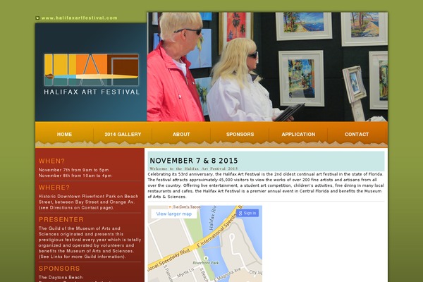 artfestival theme websites examples