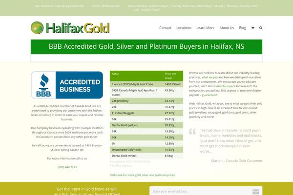 halifaxgold.ca site used Canadagold