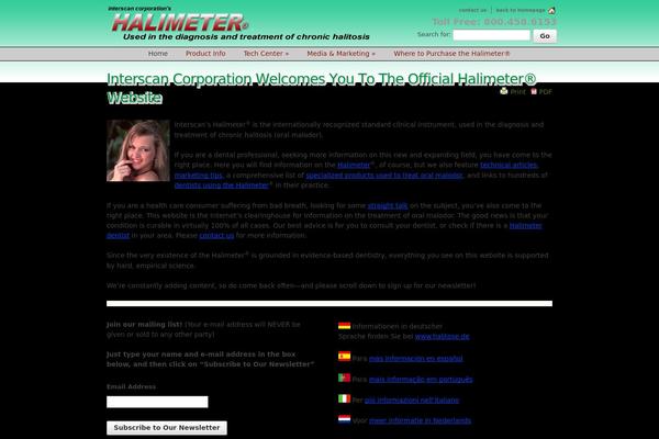 halimeter.com site used Interscan