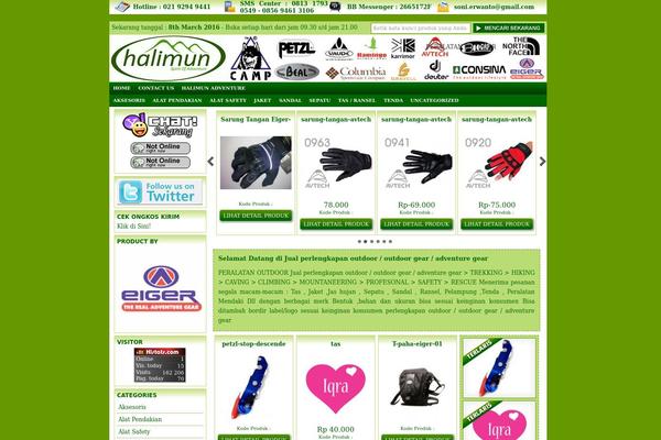 halimunadventure.com site used Indostore2dev