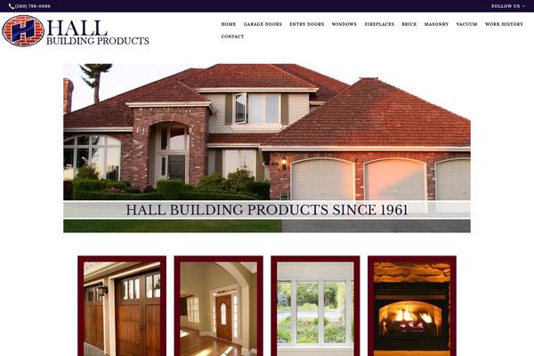 hallbuildingproducts.com site used Hall