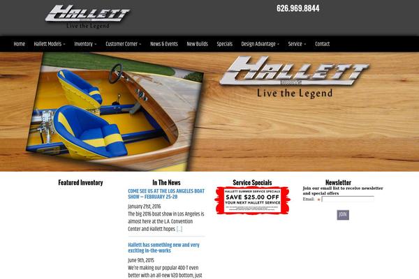 hallettboats.com site used Envision-this