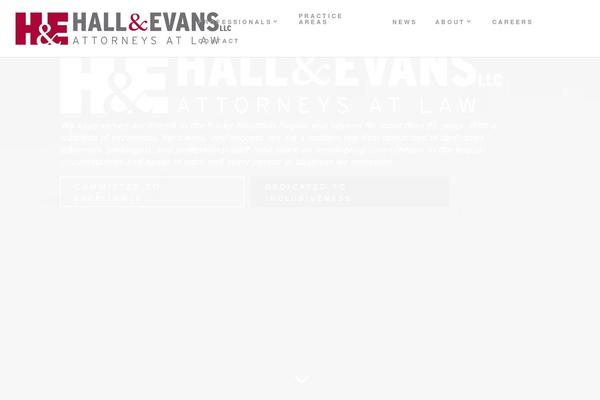 hallevans.com site used Josefin-child-theme
