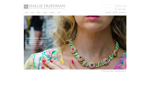 hallie theme websites examples