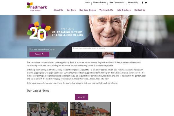 hallmark WordPress theme, websites list used hallmark theme hallmark theme websites examples