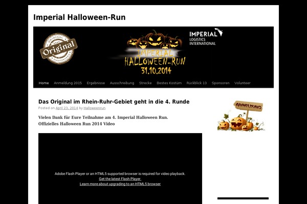 halloween-run.de site used Di-basis