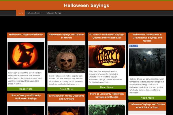 halloweensayings.net site used Thepins