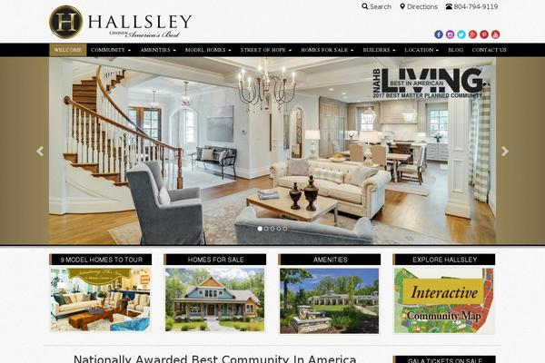 hallsley.com site used Hallsley-2014