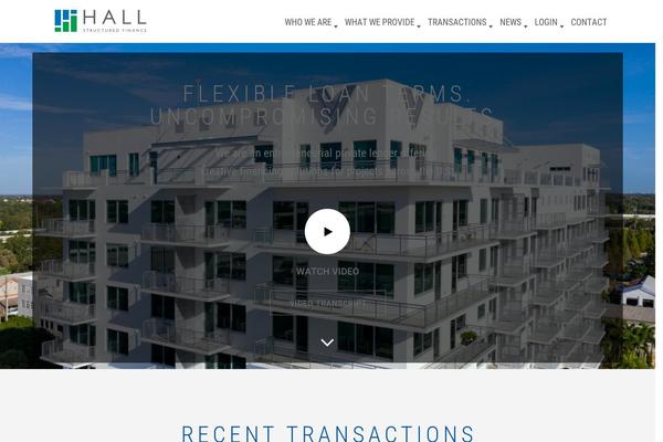 hallstructuredfinance.com site used Hsf