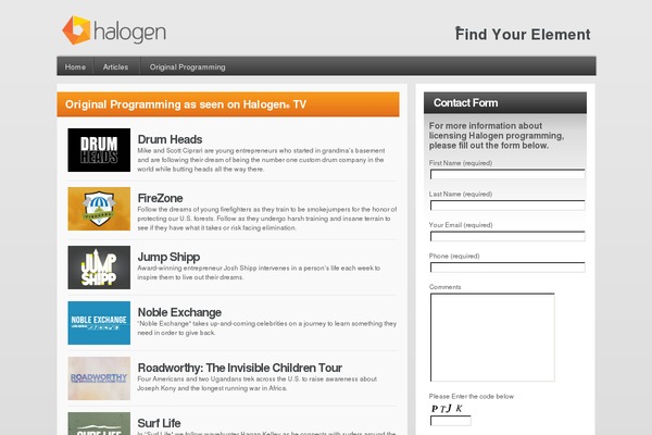 halogentv.com site used Halogentv3