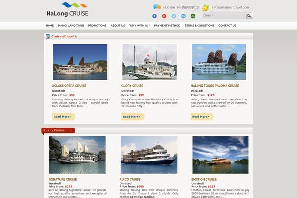 halongcruisesluxury.com site used Cruises