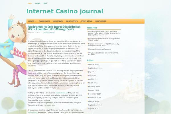 WordPress website example screenshot