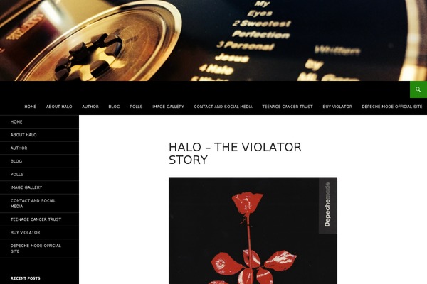 halotheviolatorbook.com site used Twenty Fourteen