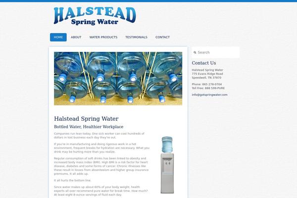 halsteadspringwater.com site used Violetts