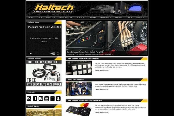haltech.com.au site used Haltech