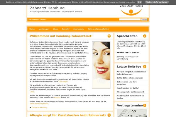 hamburg-zahnarzt.net site used Zahnarzt-angst