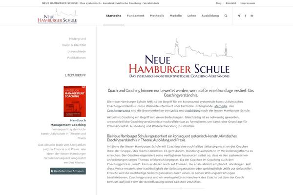 Enfold theme site design template sample