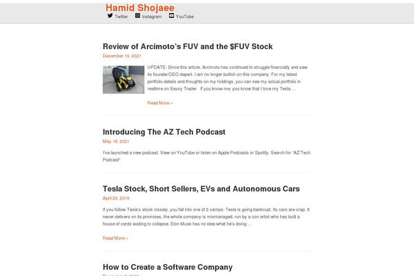 WordPress website example screenshot