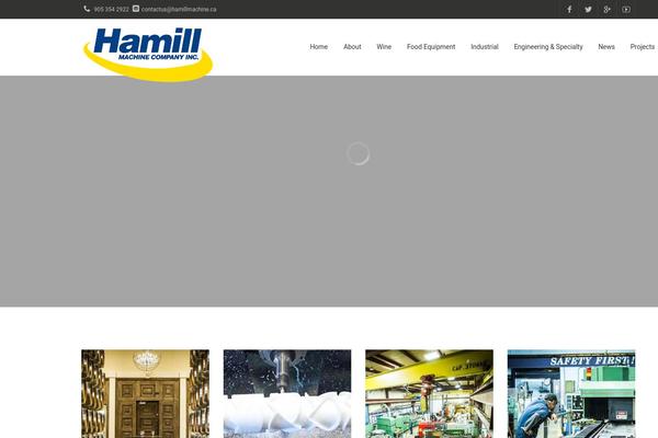 hamillmachine.ca site used Vxfusion-boilerplate