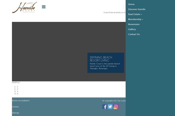 hamilocoast.com site used Hamilocoast