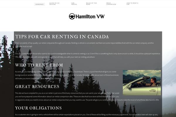 hamilton-vw.ca site used Cookd-1.1.0