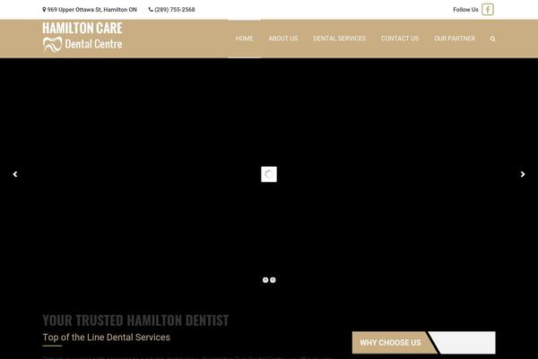 Dental theme site design template sample