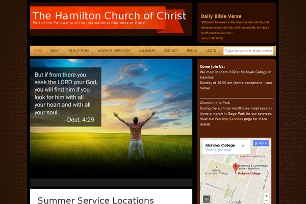 WordPress website example screenshot