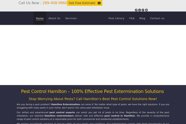 hamiltonextermination.ca site used Hamiltonextermination