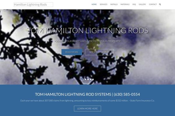 Ambition theme site design template sample