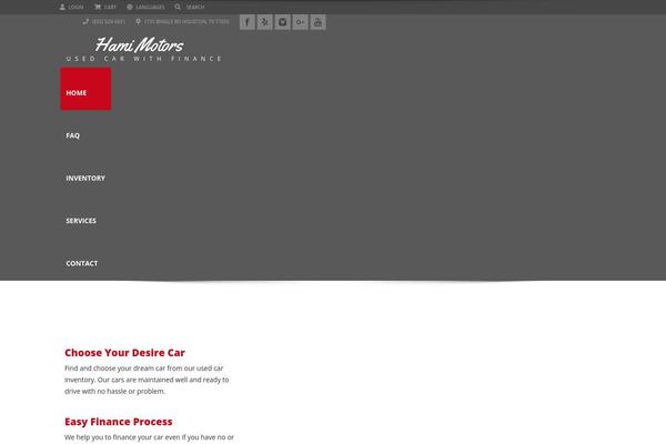 Automotive Car Dealership Business WordPress Theme theme site design template sample