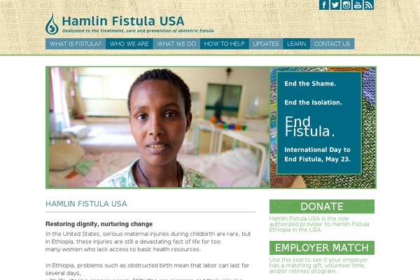 hamlinfistulausa.org site used Hamlin-fistula-usa