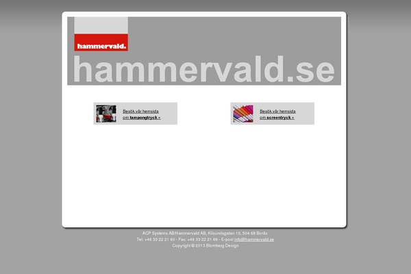 hammervald.se site used Hammervald