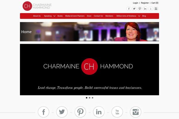 charmaine theme websites examples