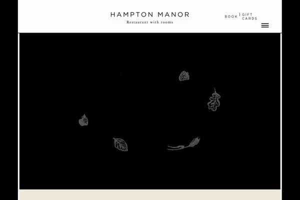 Hampton theme site design template sample