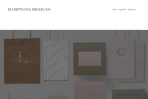 Bridge Child theme site design template sample