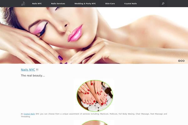 Vantage theme site design template sample