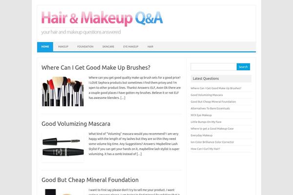 Iconic One theme site design template sample