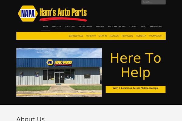 hamsautoparts.com site used Partsstoretemplate