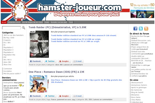 hamster-joueur.com site used Hambook