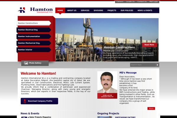 hamtonqatar.com site used Hamton