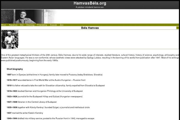 hamvasbela.org site used Tenweb-website-builder-theme