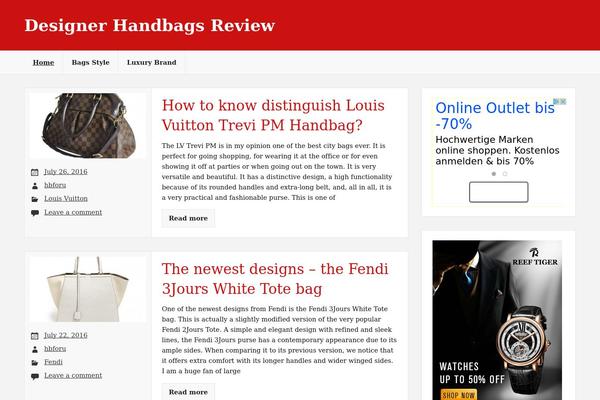 Rubine Lite theme site design template sample