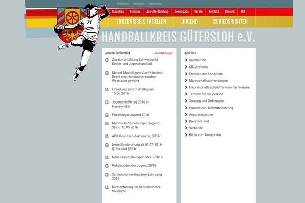 handballkreis-guetersloh.de site used Lineofscrimmage